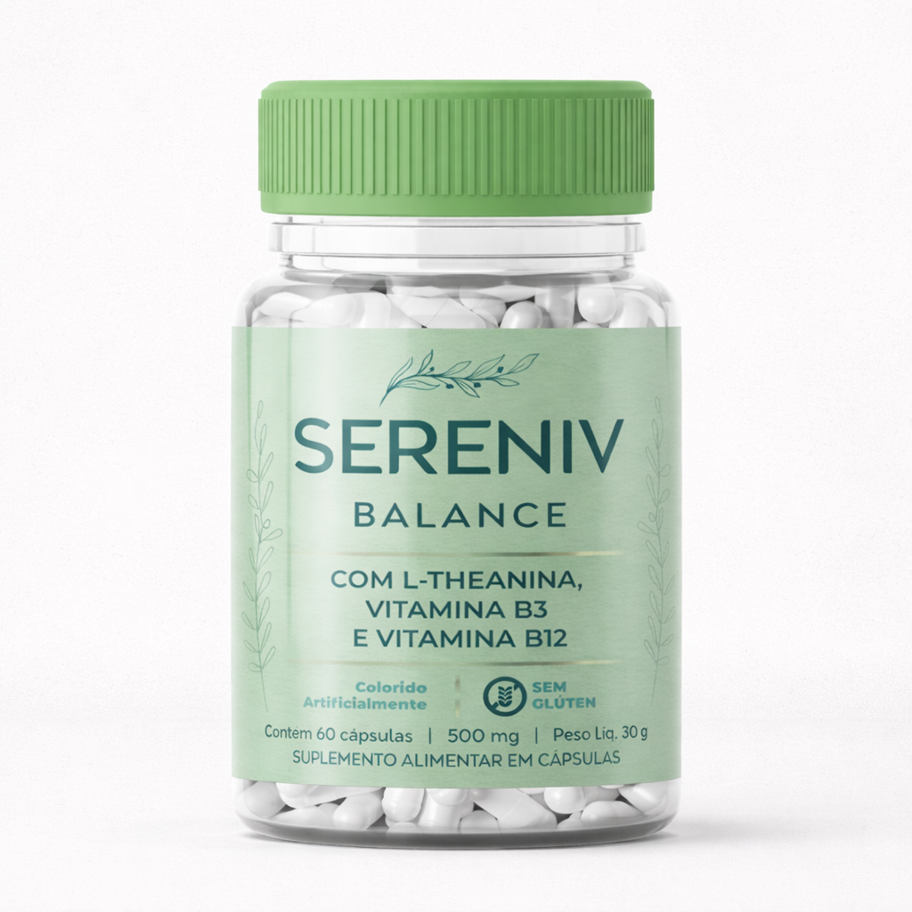 Suplemento Anti Estresse e Ansiedade - Sereniv Balance