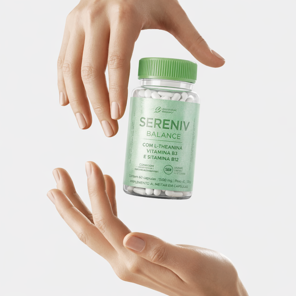 Suplemento Anti Estresse e Ansiedade - Sereniv Balance